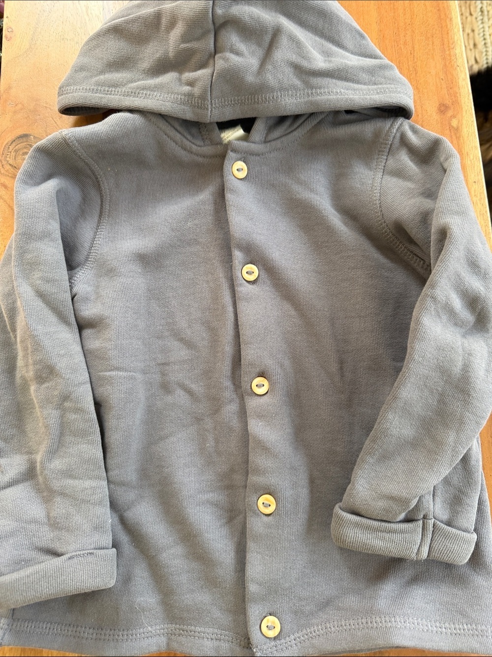 NWOT H&M Hooded Button-Up Sweatshirt